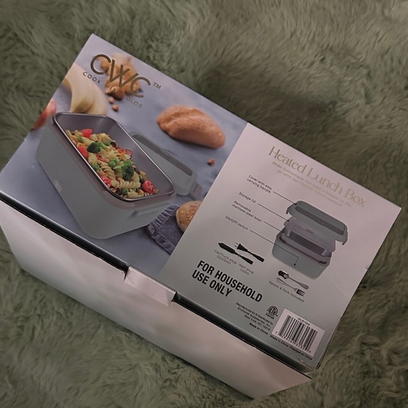 CWC Portable Gray Heated Lunch Box - Picture 4 of 4